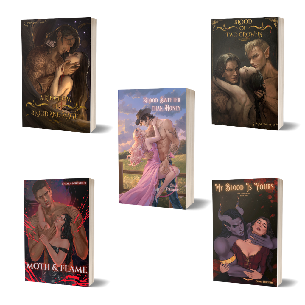 All Signed Books + All Artwork + 2 keychains